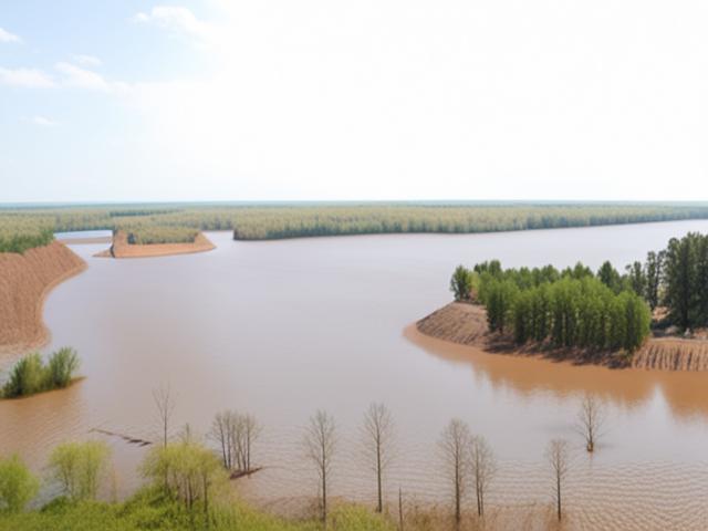 Курган готовится к паводку: уровень воды в водохранилище снижается