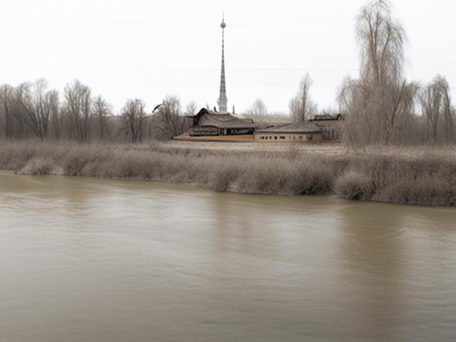 Река Урал у Оренбурга продолжает подниматься: уровень воды увеличился на 21 см