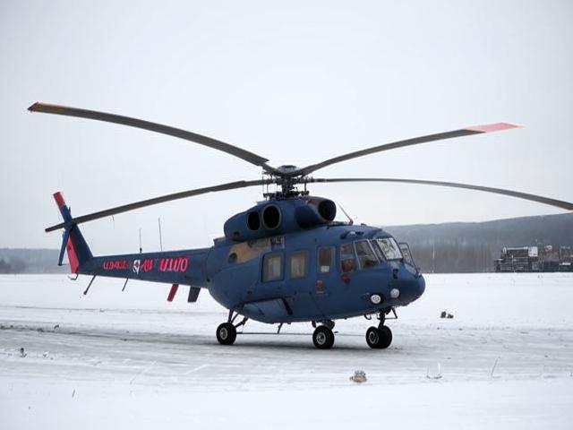Вертолет Ми-8 экстренно приземлился на Крайнем Севере
